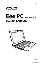 Preview for 1 page of Asus 1005HA - Eee PC Seashell User Manual