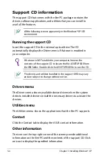 Preview for 58 page of Asus 1005HA - Eee PC Seashell User Manual