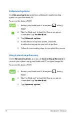 Preview for 74 page of Asus 1015E E-Manual