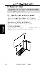 Предварительный просмотр 24 страницы Asus 200/266 MHZ FSB AGP 4X User Manual