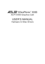 Asus 3DexPlorer 3000 User Manual preview