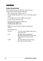Preview for 16 page of Asus 40x/12x/48x CD-RW Drive CRW-4012A User Manual