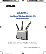 Preview for 1 page of Asus 4G-AC55U Quick Start Manual