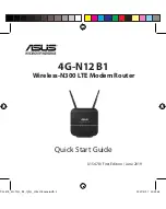 Asus 4G-N12 B1 Quick Start Manual preview