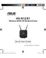 Preview for 1 page of Asus 4G-N12 B1 Quick Start Manual