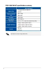 Preview for 6 page of Asus 57840-2T User Manual