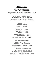 Asus 7700 Deluxe 32mb User Manual preview