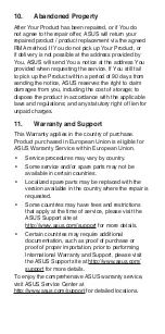 Preview for 12 page of Asus A002A User Manual