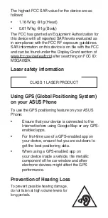 Preview for 17 page of Asus A002A User Manual