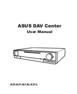 Asus A31 User Manual preview