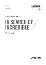 Asus A401L Instruction Manual preview