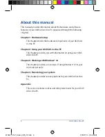 Preview for 6 page of Asus A41 Series User Manual