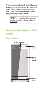 Preview for 3 page of Asus A502CG User Manual