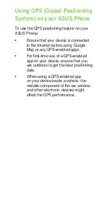 Preview for 13 page of Asus A502CG User Manual