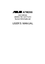 Preview for 1 page of Asus A7M266 User Manual