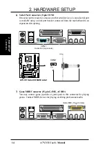 Предварительный просмотр 14 страницы Asus A7V-VE Quick Start Manual