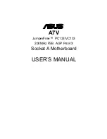 Preview for 1 page of Asus A7V User Manual