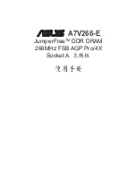 Preview for 1 page of Asus A7V266-E AA Troubleshooting Manual