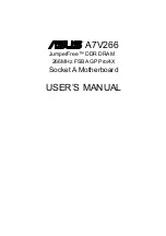 Asus A7V266 User Manual preview