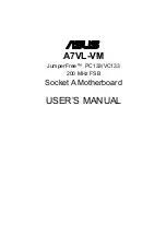 Asus A7VL-VM User Manual preview