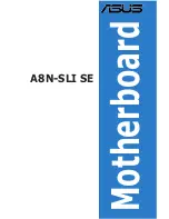 Preview for 1 page of Asus A8N-SLI SE User Manual