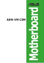 Preview for 1 page of Asus A8N-VM CSM NBP User Manual