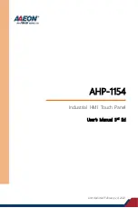 Asus AAEON AHP-1154 User Manual preview
