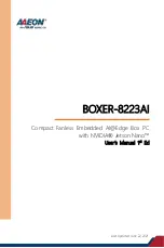 Asus AAEON BOXER-8223AI User Manual preview
