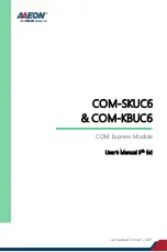 Asus Aaeon COM-KBUC6 User Manual preview