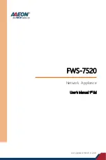 Asus AAEON FWS-7520 User Manual preview