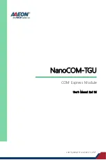 Preview for 1 page of Asus Aaeon NanoCOM-TGU User Manual