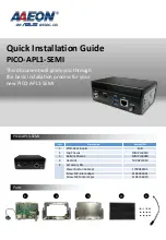 Asus AAEON PICO-APL1-SEMI Quick Installation Manual preview