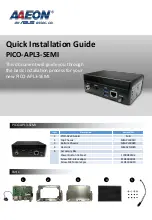 Preview for 1 page of Asus AAEON PICO-APL3-SEMI Quick Installation Manual