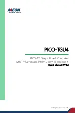 Asus AAEON PICO-TGU4 User Manual preview