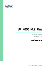 Asus AAEON UP 4000 M.2 Plus User Manual preview