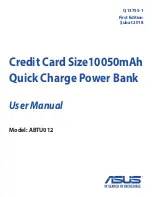 Preview for 1 page of Asus ABTU012 User Manual
