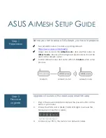 Предварительный просмотр 1 страницы Asus AIMESH Setup Manual