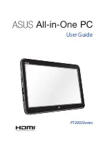 Предварительный просмотр 1 страницы Asus All-in-One PC PT2002 Series User Manual