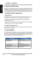 Предварительный просмотр 24 страницы Asus Analog Telephone Adapter AX-112 User Manual