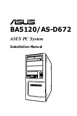 Предварительный просмотр 1 страницы Asus AS-D672 Installation Manual