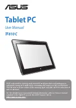 Asus ASUS VivoTab User Manual preview