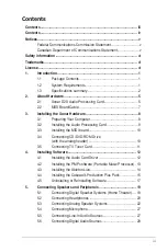 Preview for 3 page of Asus Audio Card Xonar D2X User Manual