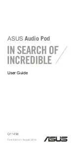 Preview for 1 page of Asus Audio Pod User Manual