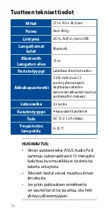 Preview for 78 page of Asus Audio Pod User Manual