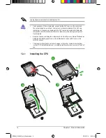 Предварительный просмотр 12 страницы Asus B85M-G Manual