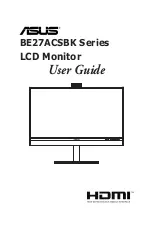 Asus BE27ACSBK Series User Manual preview