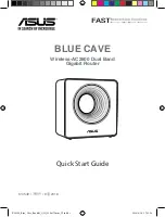 Предварительный просмотр 1 страницы Asus BLUE CAVE AC2600 Quick Start Manual