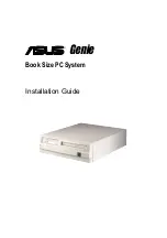 Asus Book Size PC System Genie Installation Manual предпросмотр