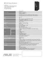 Preview for 2 page of Asus BP6320 Specifications