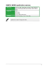 Preview for 9 page of Asus C8HM70-I Series User Manual